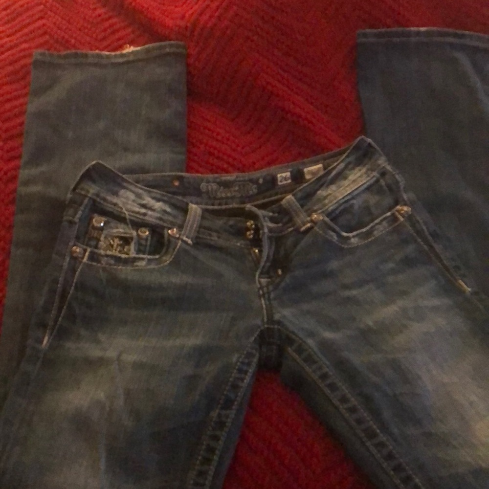 Miss Me Boot Cut Jeans size 26.